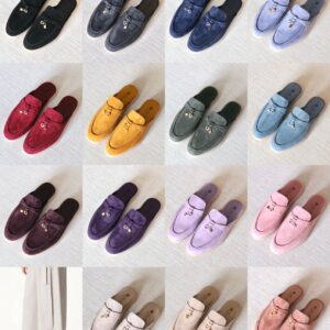Loro Piana Babouche Charms Walk Mules For Ladies