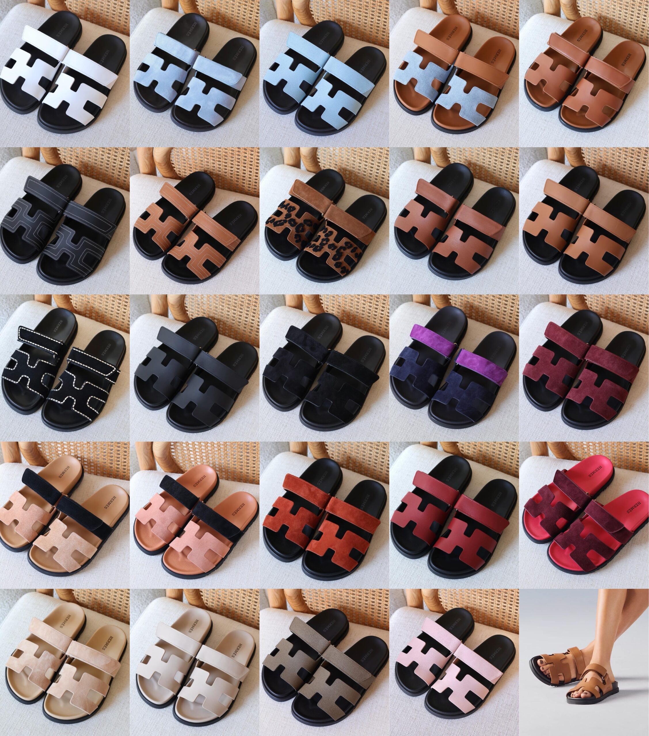 Hermès Chypre Techno-Sandals For Ladies