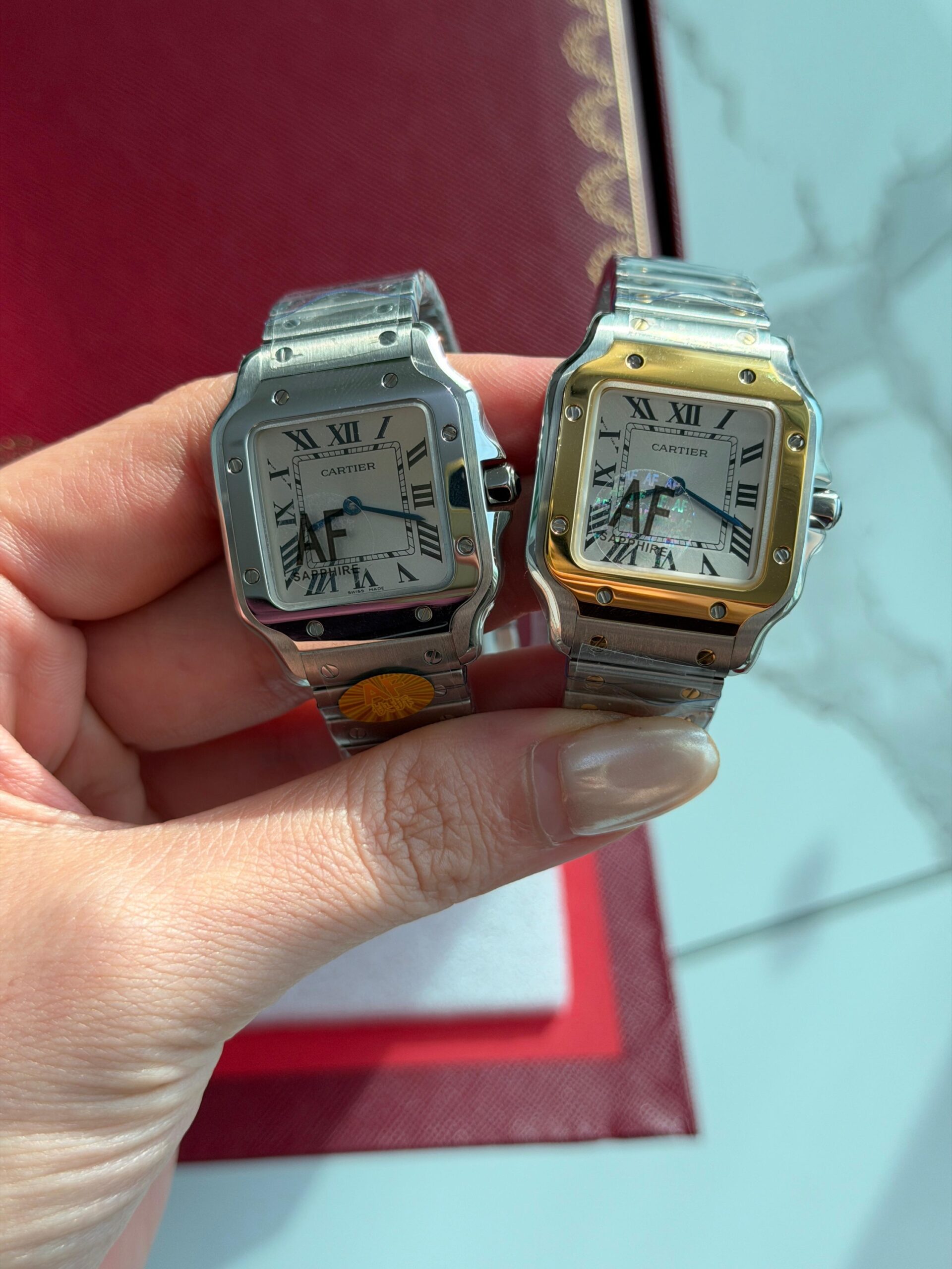 Cartier Santos Stainless Steel Watch - Image 3