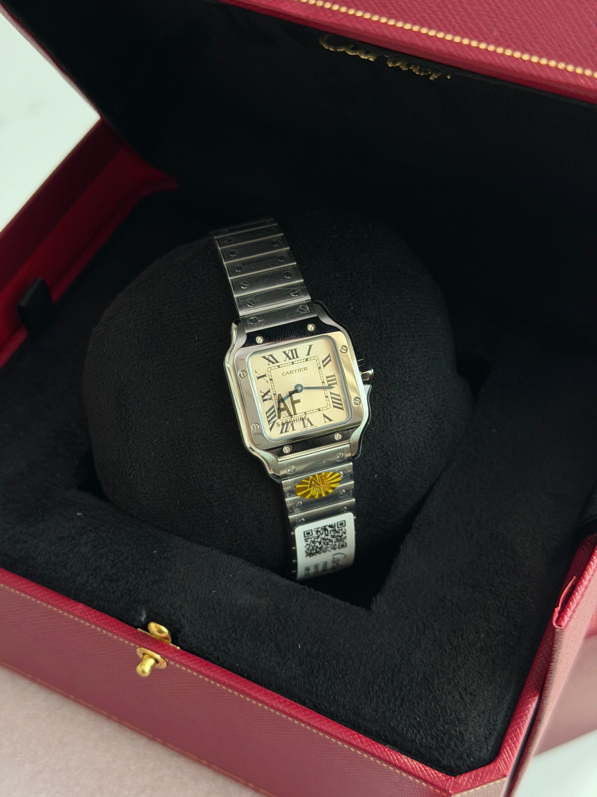 Cartier Santos Stainless Steel Watch