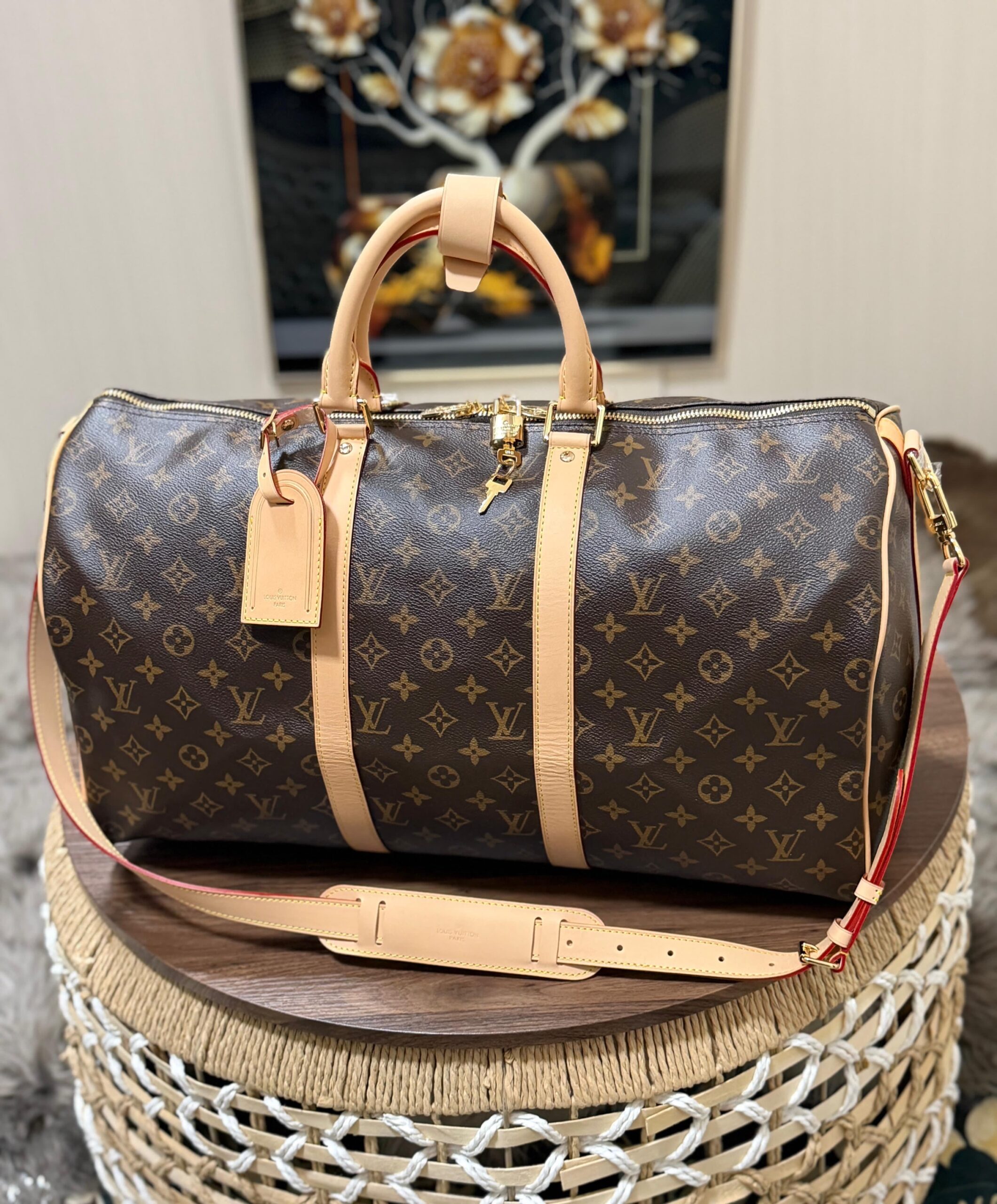 Louis Vuitton Keepall Bandoulière Duffel Bag