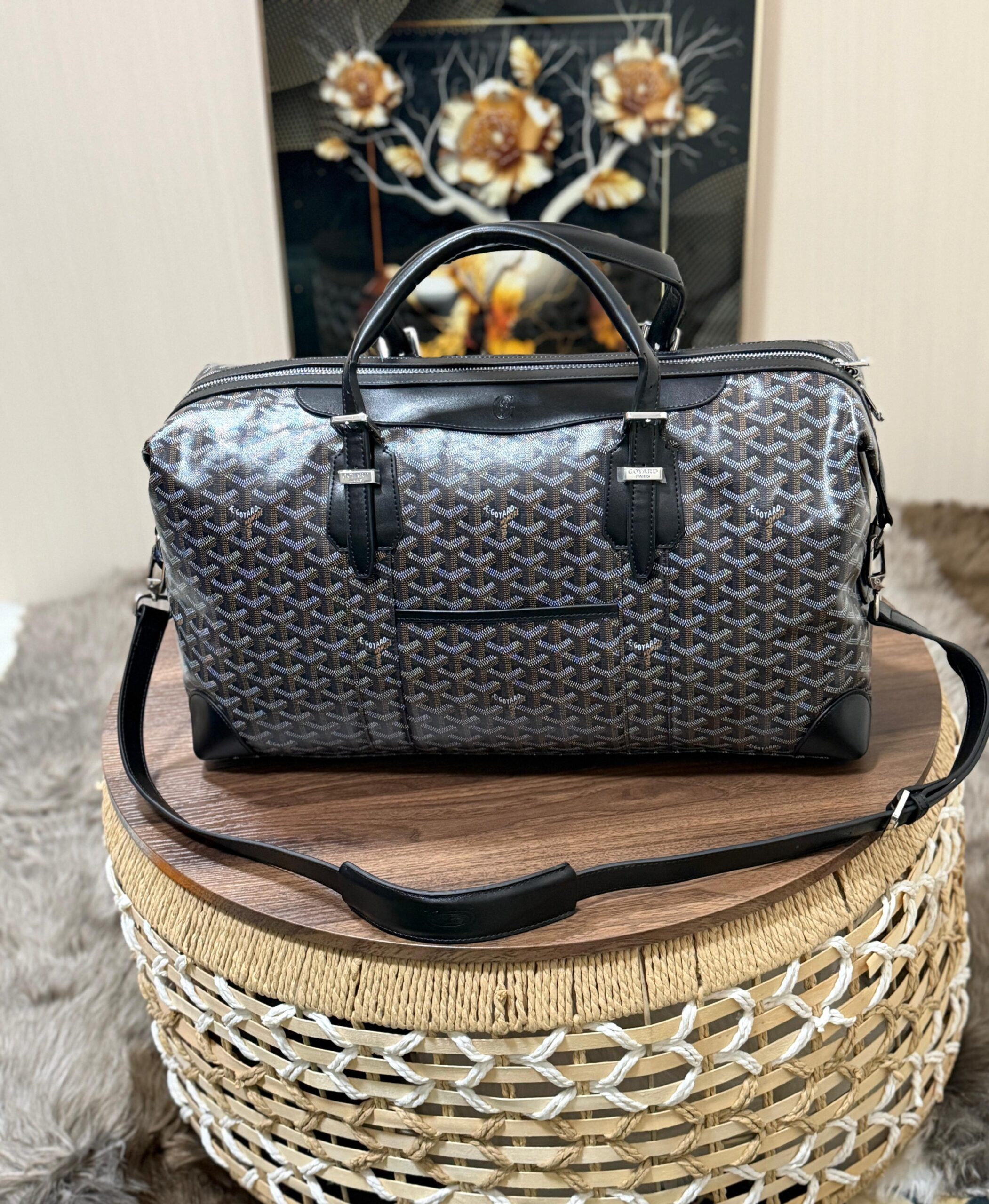 Goyard Boeing / Bowling Travel Duffle Bag - Image 4