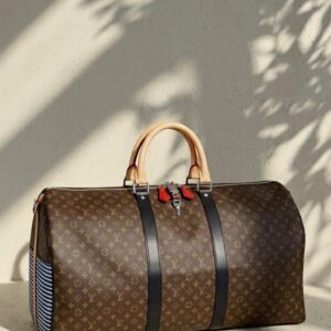 Louis Vuitton Keepall Bandoulière Patchwork 50 travel bag