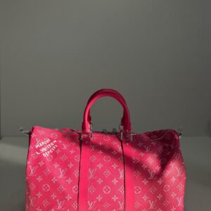 Louis Vuitton Keepall Bandoulière 45 in Rose Pondichery Pink