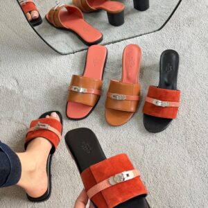 Hermès Giulia Flat Sandal