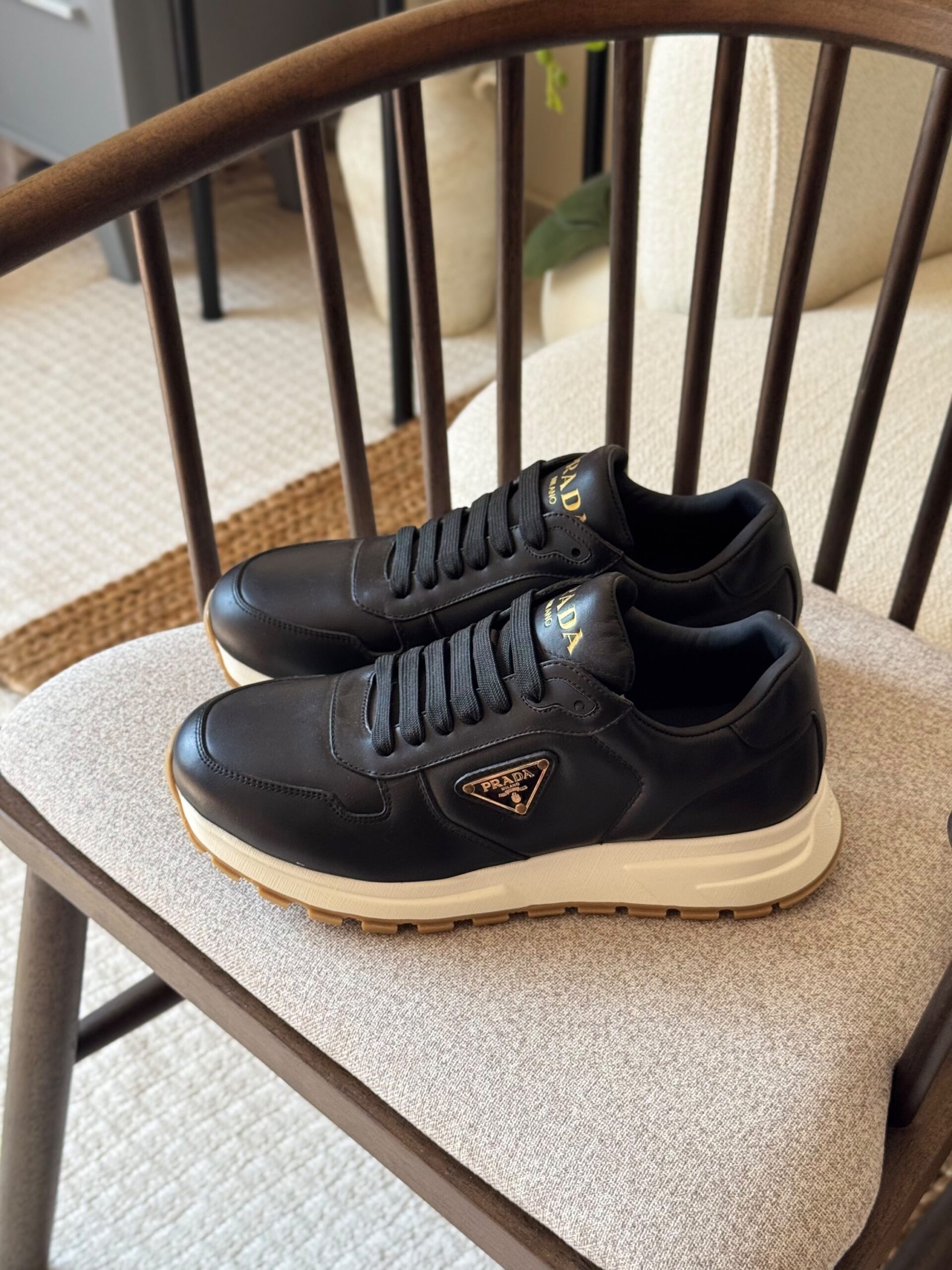Prada Prax Suede and Re-Nylon Sneakers - Image 3