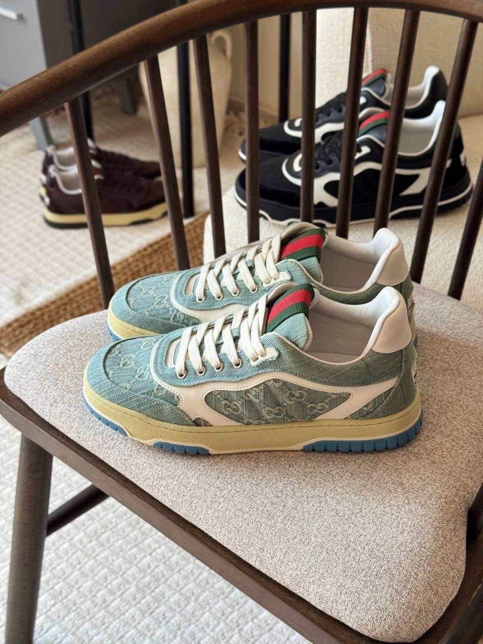 Gucci Re-Web Sneakers - Image 4