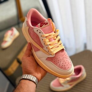 Air Jordan 1 Low x Travis Scott "Shy Pink and Tropical Pink" sneakers
